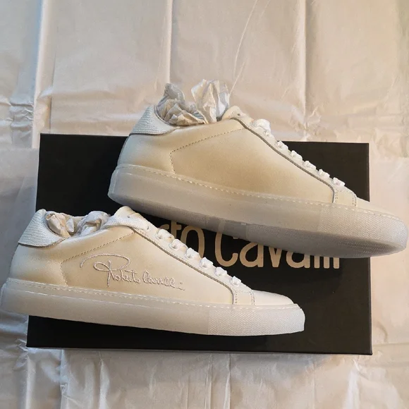 Roberto Cavalli White Sneakers - Picture 4 of 10